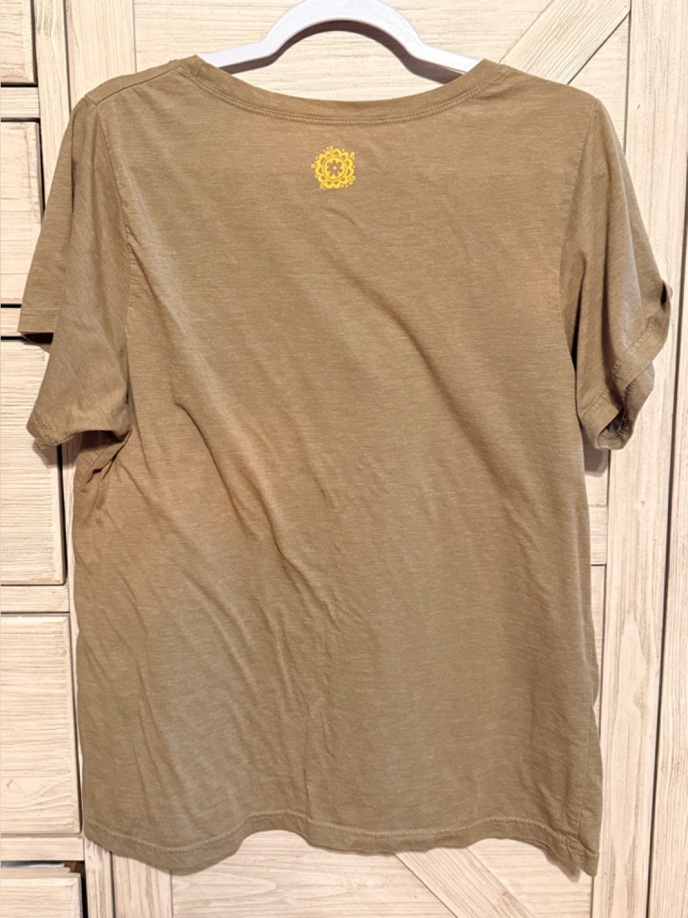 NATURAL LIFE Do What You Love Graphic Tee - Olive with Multicolor Print - Picture 3 of 4